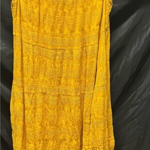 Max Studio Mustard Textured Dress